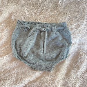 EUC Rylee + Cru Knit Green Knit Bloomer. 12-18 months.